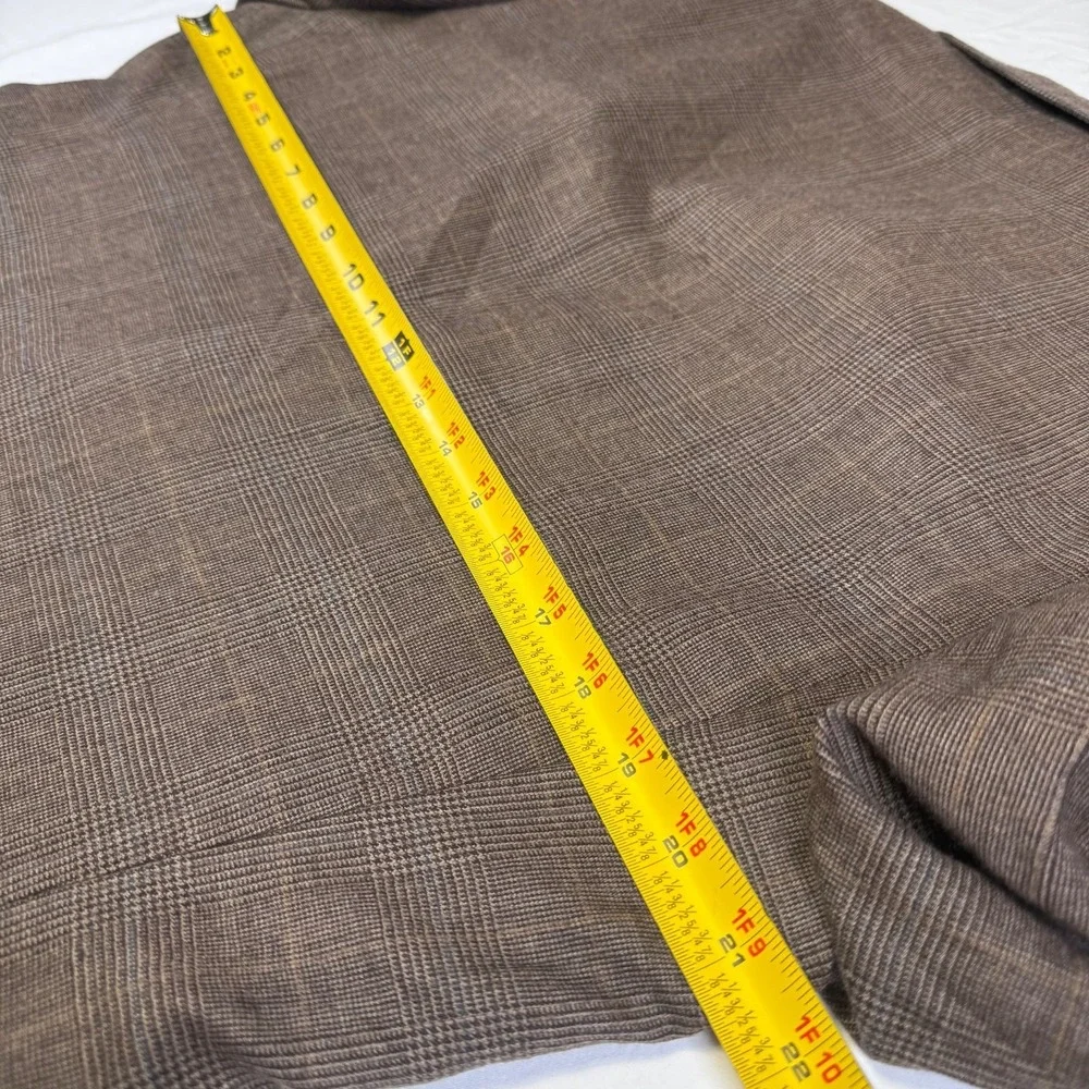 NWT Lauren Ralph Lauren Blazer Mens 40R Glen Plaid UltraFlex 100% Wool